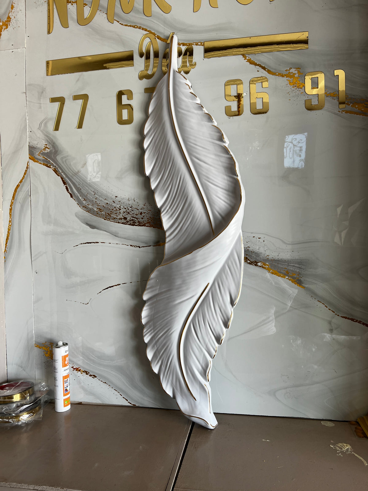 Lampe mural Plume 1,2m