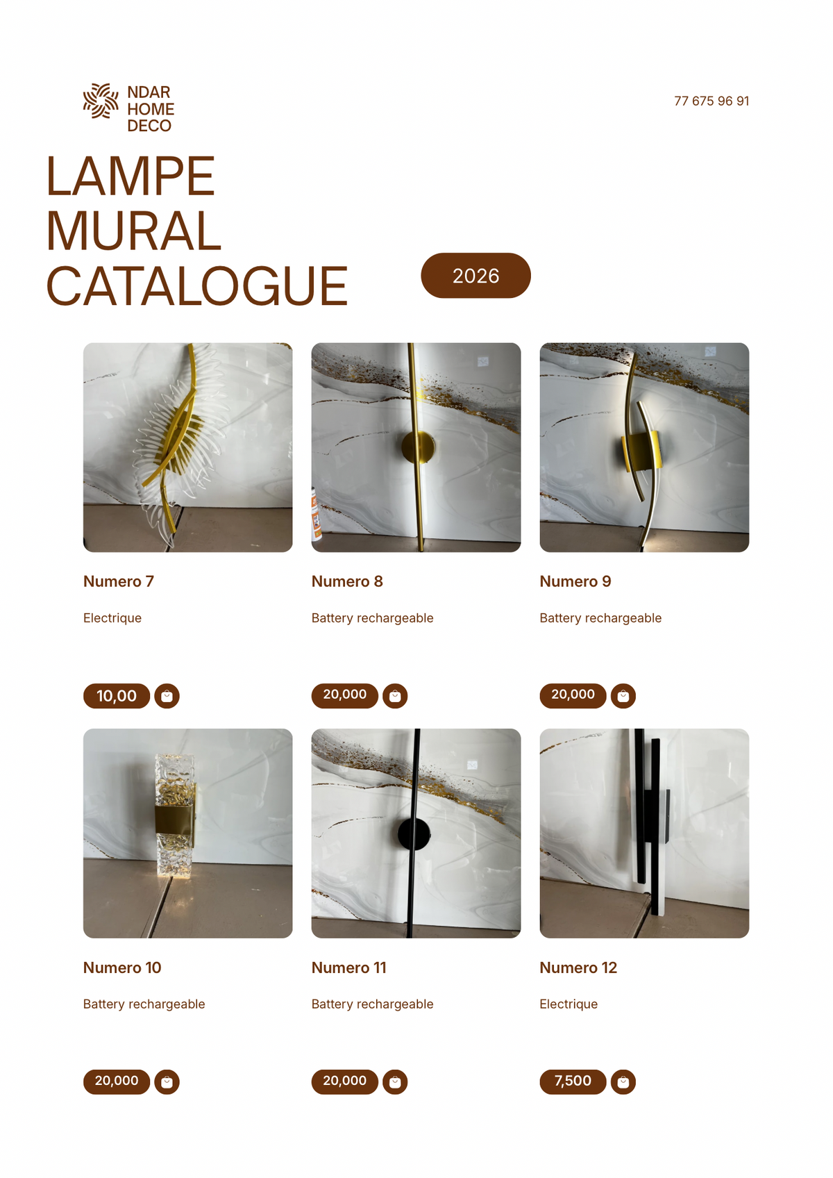 Lampe Mural 3 Yeux