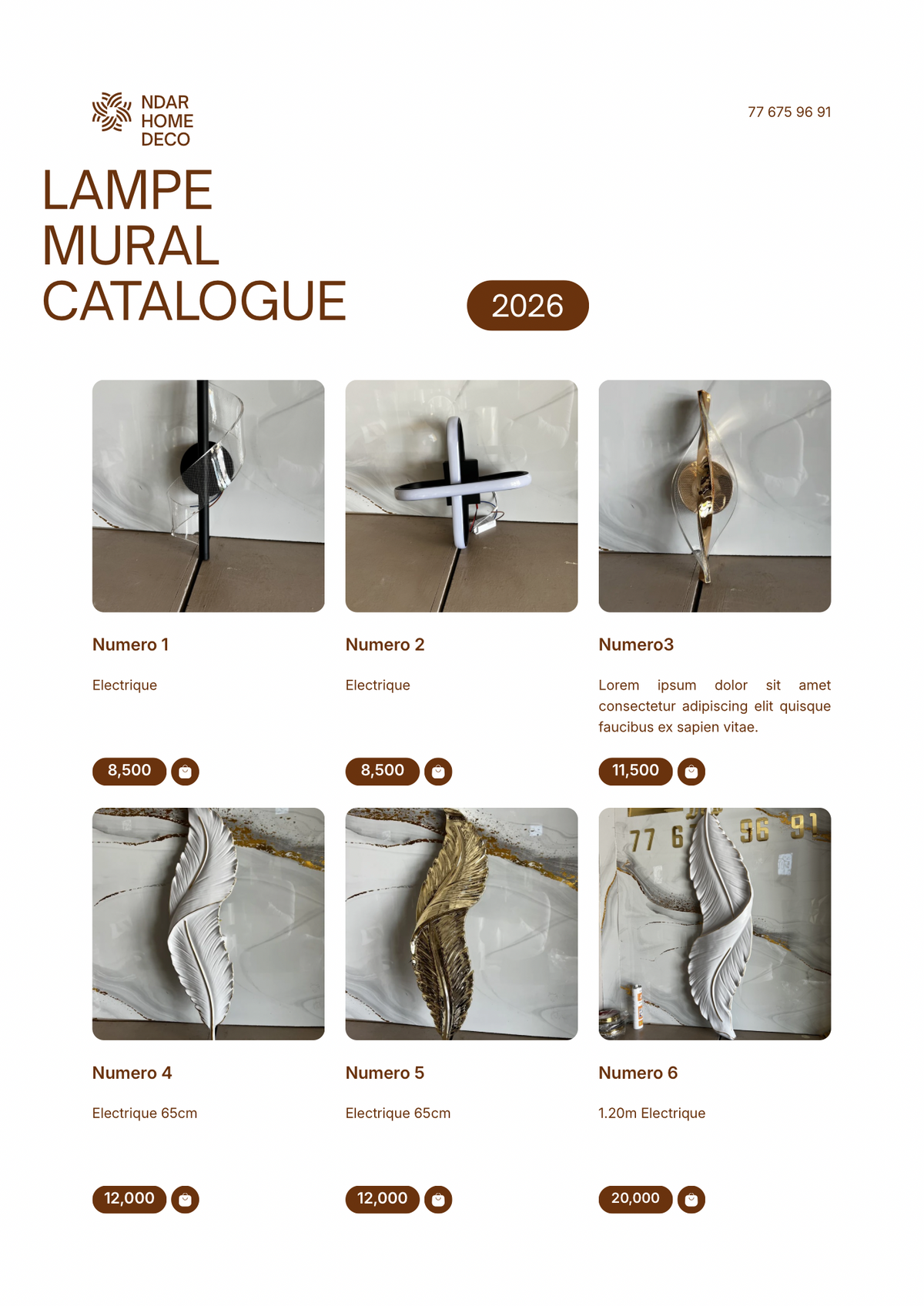 Lampe Mural 3 Yeux