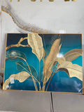 Tableau mural - vert doré