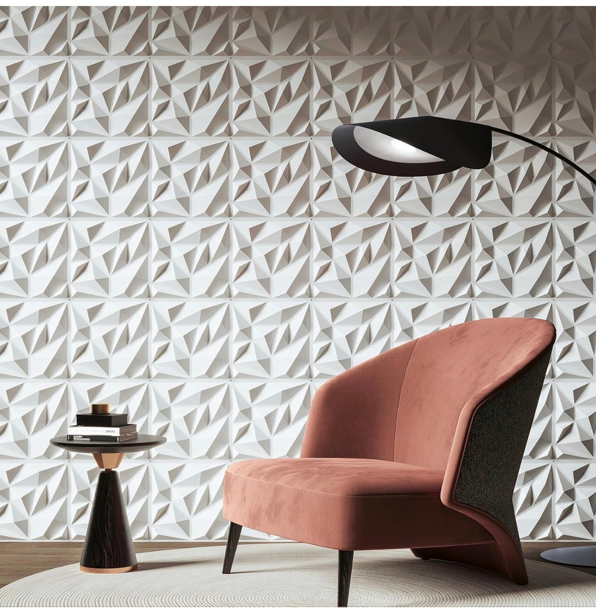 3D Panneau mural Cadre Blanc