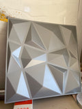 3D Panneau mural Gris